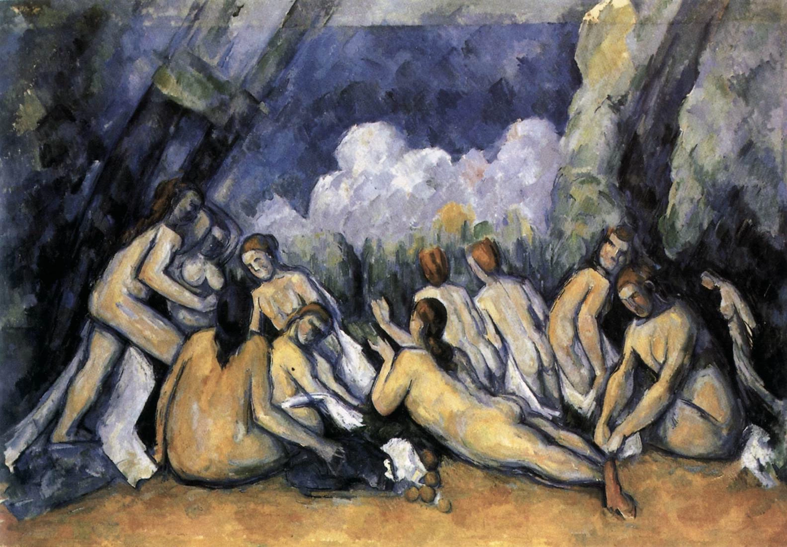 Le grandi bagnanti, 1900 - National Gallery, London
